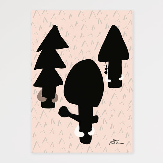 Treehuggers-postikortti